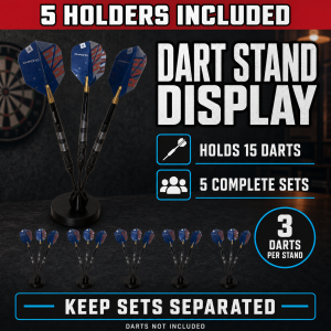 5x Dart Stand Holder Display | Multiple Colours
