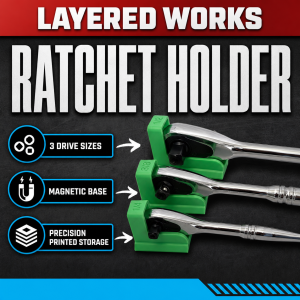Halfords Advanced Magnetic Ratchet Holder | Toolbox and Drawer Organiser