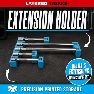 Halfords Advanced Magnetic Extension Holder Organiser | From 200Pcs Set