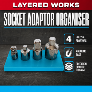 Halfords Advanced Magnetic Socket Adapter Organiser | Drawer Organiser