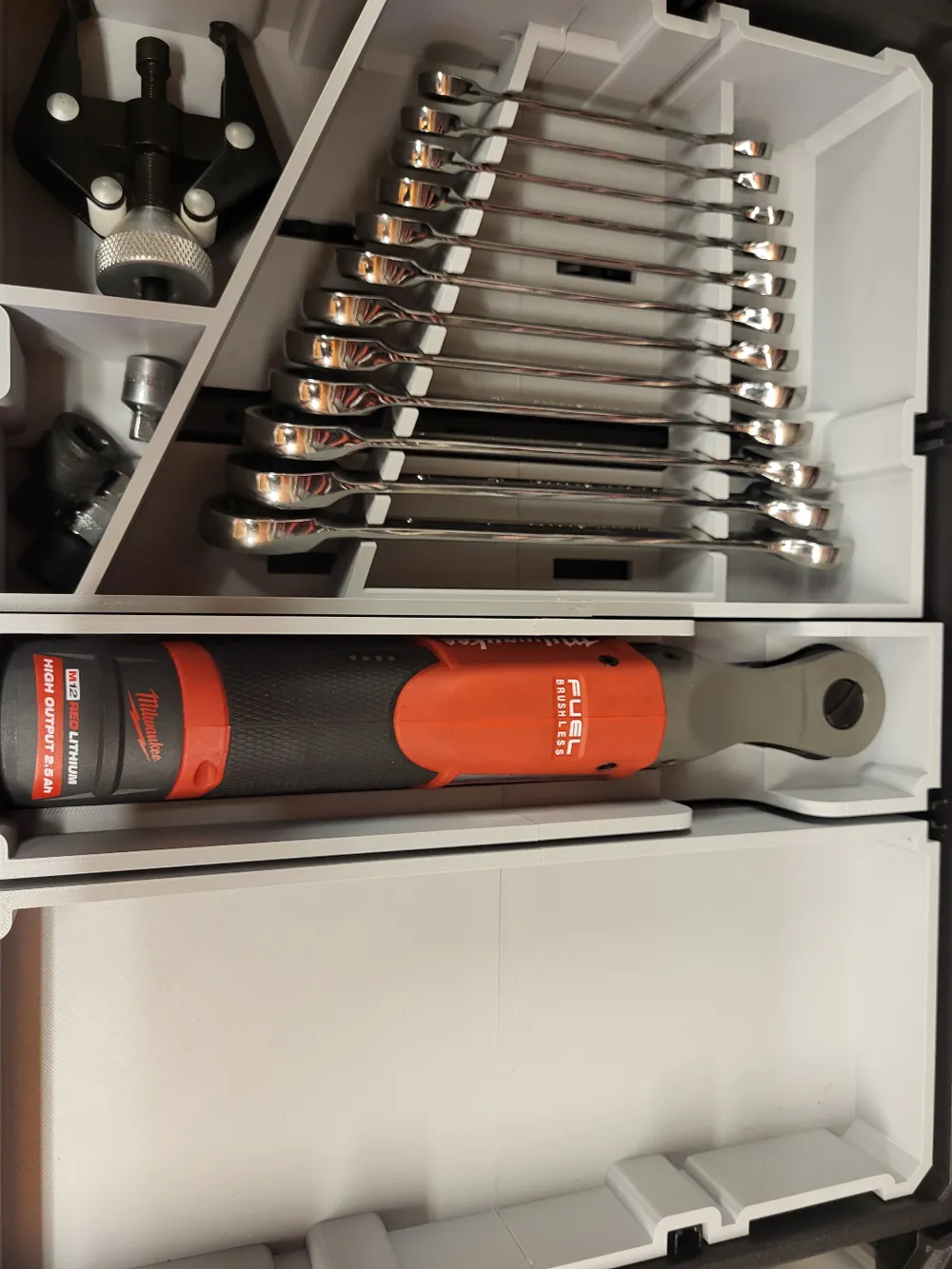 Milwaukee M12 FUEL Ratchet Slim PACKOUT Insert 3 Milwaukee M12 FUEL Ratchet Slim PACKOUT Insert - Image 3