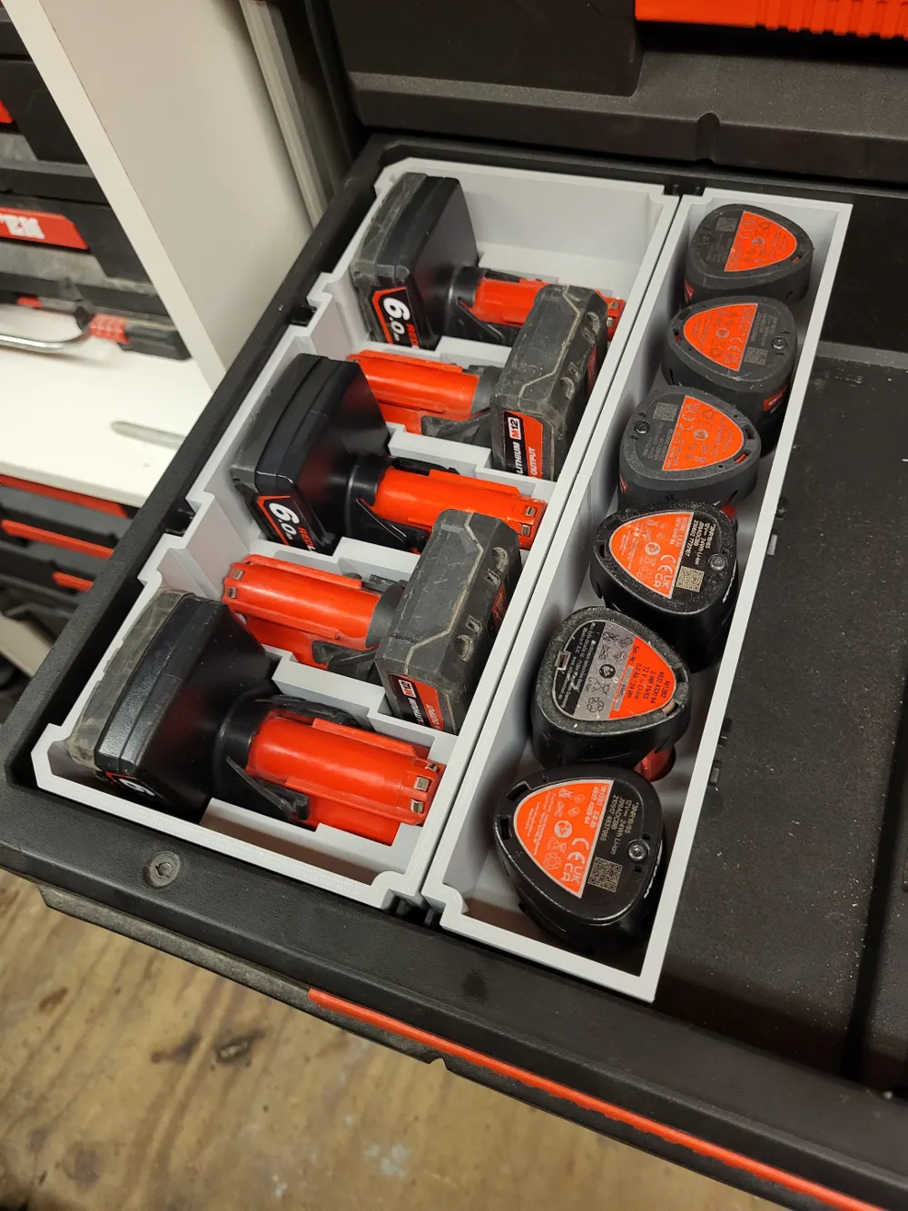 Milwaukee M12 4–6Ah 5-Battery PACKOUT Insert 6 Milwaukee M12 4–6Ah 5-Battery PACKOUT Insert - Image 6