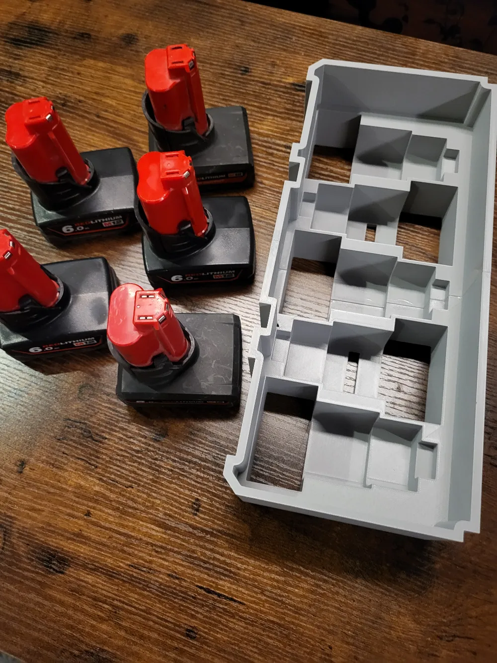 Milwaukee M12 4–6Ah 5-Battery PACKOUT Insert 3 Milwaukee M12 4–6Ah 5-Battery PACKOUT Insert - Image 3