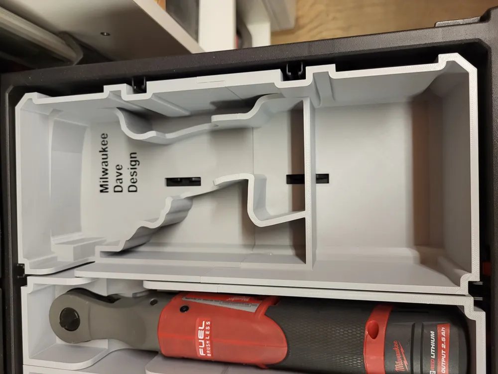 Milwaukee M18 Impact Wrench PACKOUT Drawer Insert 3 Milwaukee M18 Impact Wrench PACKOUT Drawer Insert - Image 3