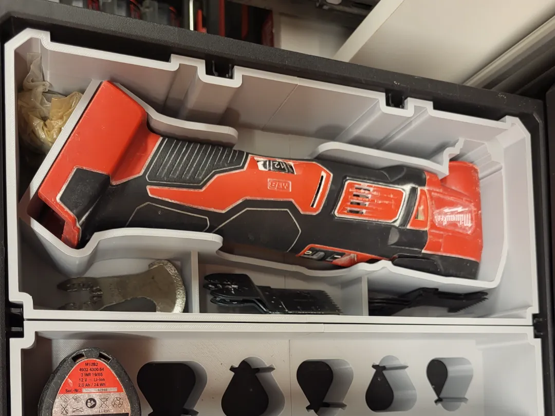Milwaukee M18 Brushed Multi-Tool Slim PACKOUT Insert 2 Milwaukee M18 Brushed Multi-Tool Slim PACKOUT Insert - Image 2