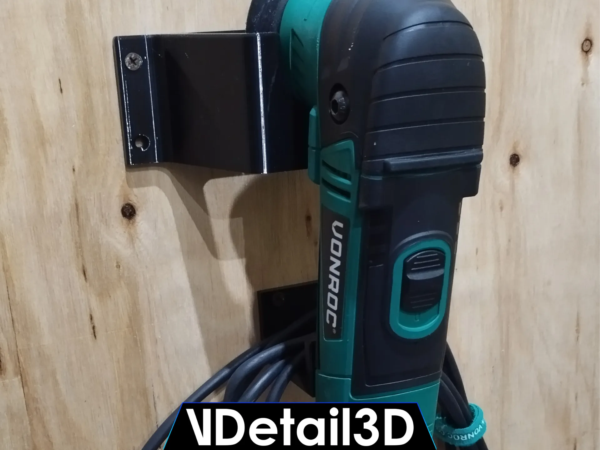 Small Polisher Wall Holder with Cable Support 2 Small Polisher Wall Holder with Cable Support - Image 2