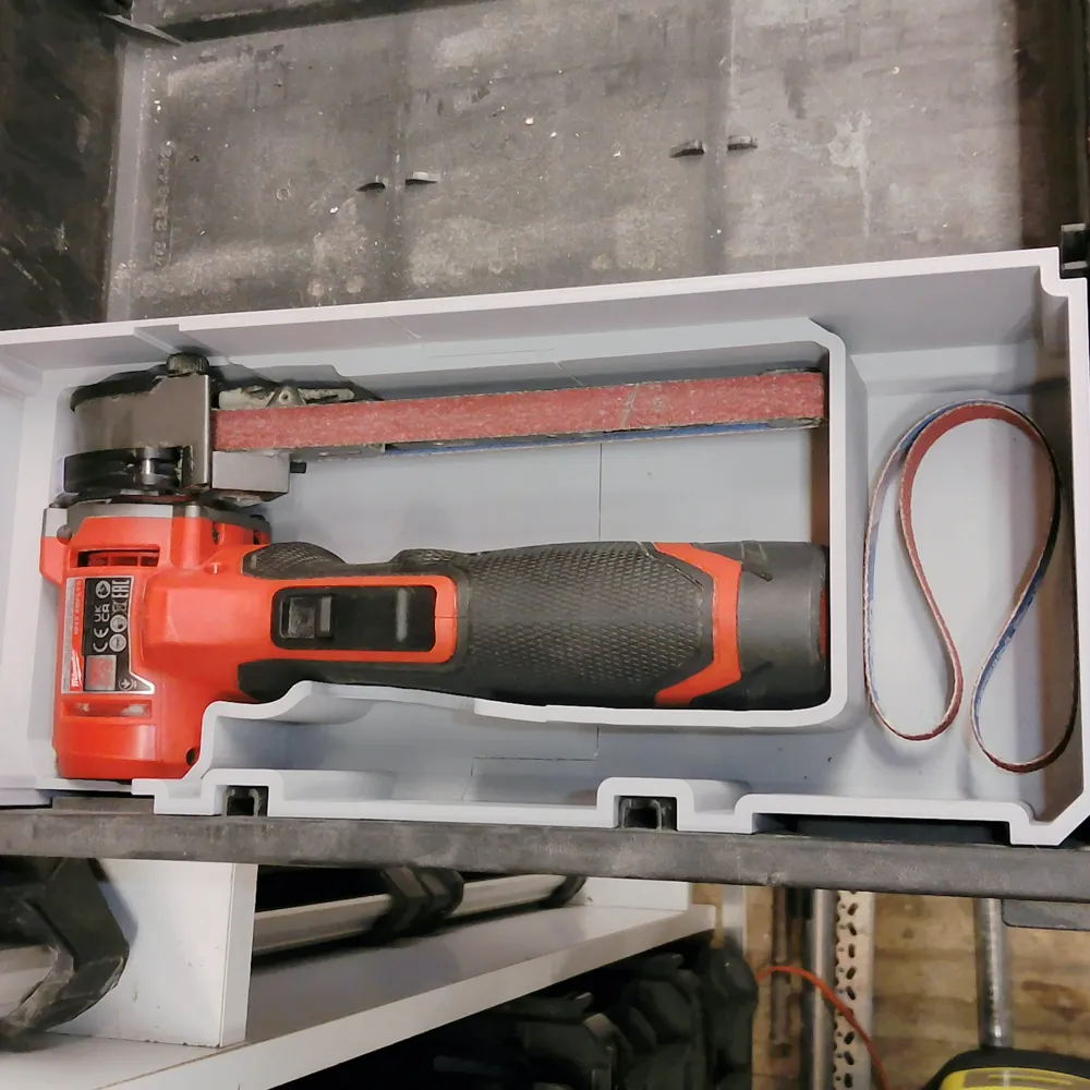 Milwaukee M12 13mm Belt File PACKOUT Drawer Insert 8 Milwaukee M12 13mm Belt File PACKOUT Drawer Insert - Image 8