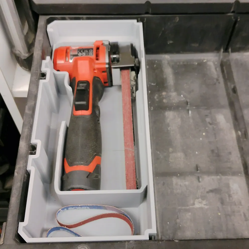 Milwaukee M12 13mm Belt File PACKOUT Drawer Insert 5 Milwaukee M12 13mm Belt File PACKOUT Drawer Insert - Image 5