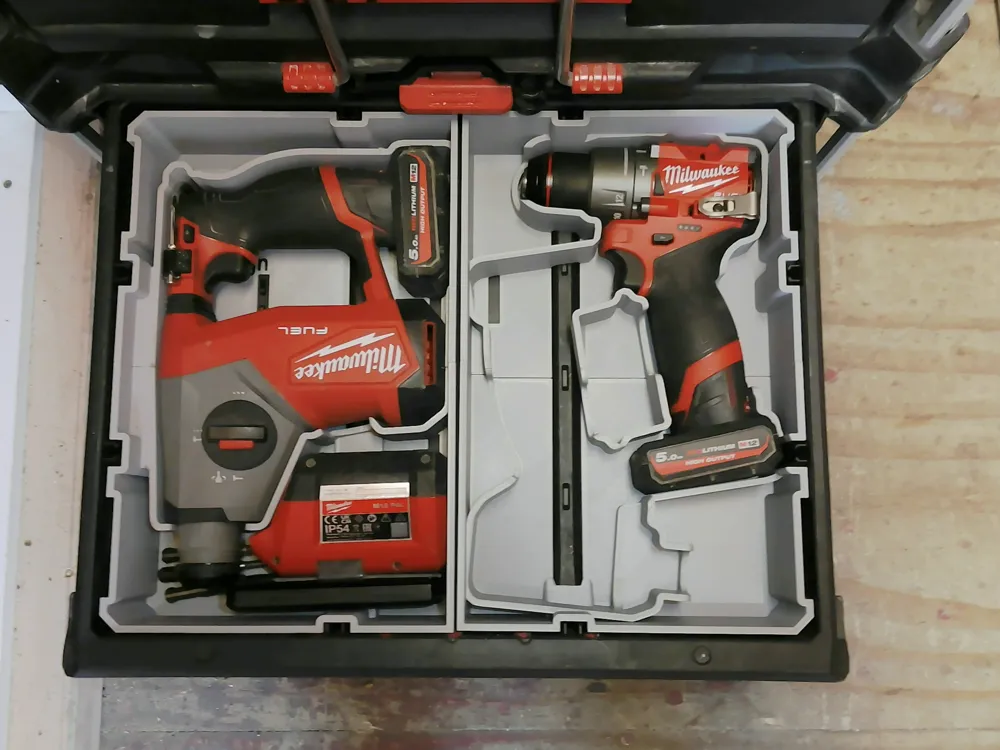 Milwaukee M12 Gen 2 Drill & Impact PACKOUT Insert 4 Milwaukee M12 Gen 2 Drill & Impact PACKOUT Insert - Image 4