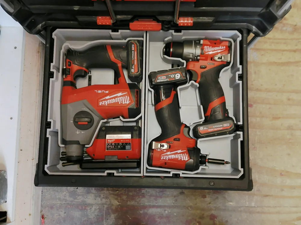 Milwaukee M12 Gen 2 Drill & Impact PACKOUT Insert 5 Milwaukee M12 Gen 2 Drill & Impact PACKOUT Insert - Image 5