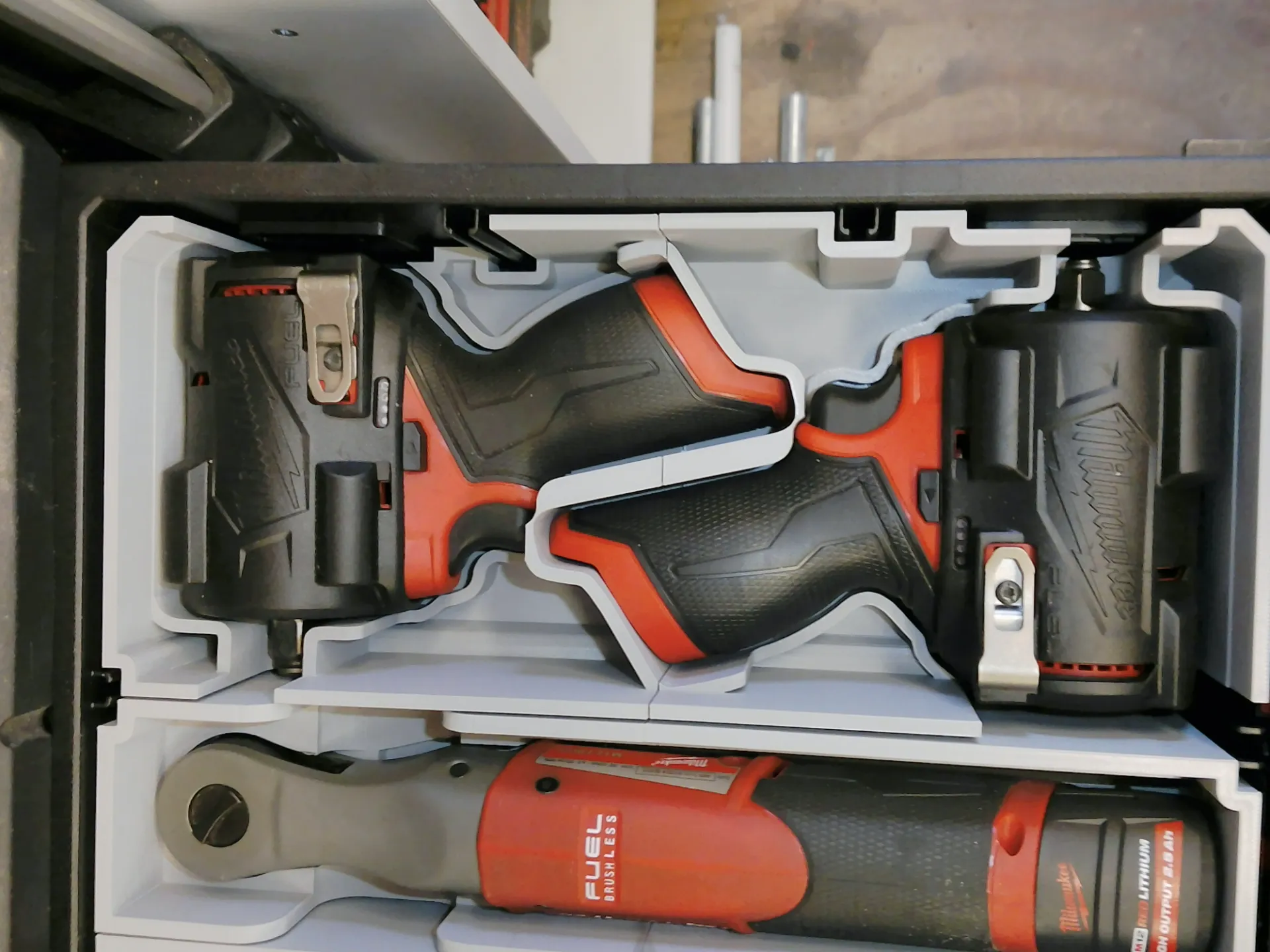 Milwaukee M12 Gen 3 Twin Impact PACKOUT Insert 2 Milwaukee M12 Gen 3 Twin Impact PACKOUT Insert - Image 2