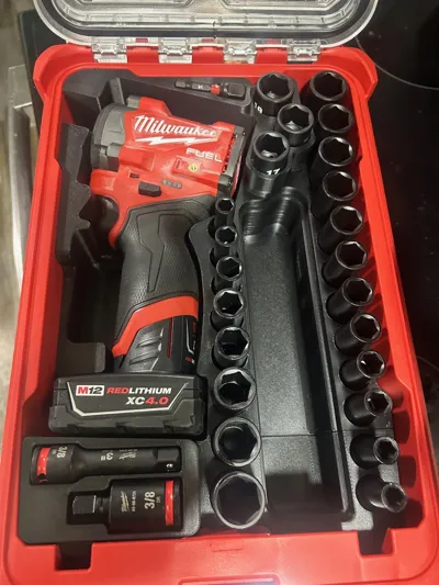 Milwaukee M12 Stubby Impact & Socket PACKOUT Insert 12 Milwaukee M12 Stubby Impact & Socket PACKOUT Insert - Image 12
