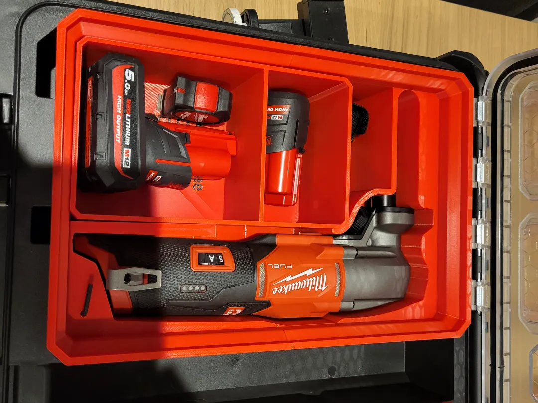 Milwaukee M12 Nibbler PACKOUT Organiser Insert 2 Milwaukee M12 Nibbler PACKOUT Organiser Insert - Image 2