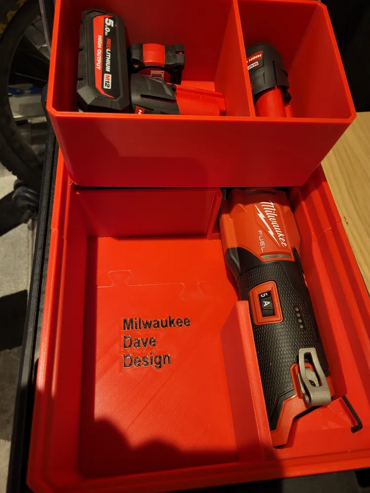 Milwaukee M12 Nibbler PACKOUT Organiser Insert 5 Milwaukee M12 Nibbler PACKOUT Organiser Insert - Image 5