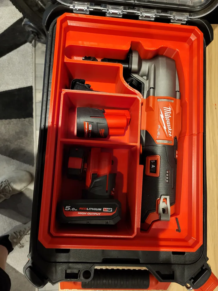 Milwaukee M12 Nibbler PACKOUT Organiser Insert 3 Milwaukee M12 Nibbler PACKOUT Organiser Insert - Image 3