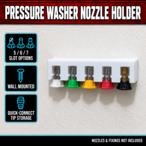 Pressure Washer Nozzle Wall Holder