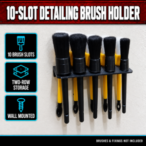 10-Slot Detailing Brush Wall Holder