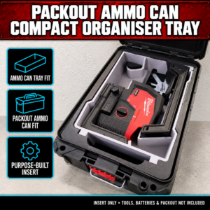 Milwaukee PACKOUT Ammo Can Compact Organiser Tray