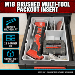 Milwaukee M18 Brushed Multi-Tool PACKOUT Insert