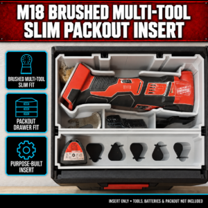 Milwaukee M18 Brushed Multi-Tool Slim PACKOUT Insert