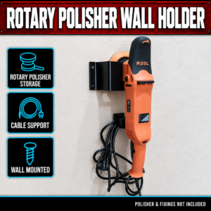 Rotary Polisher Wall Holder with Cable Support