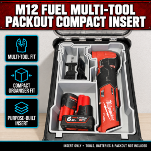 Milwaukee M12 FUEL Multi-Tool PACKOUT Compact Insert
