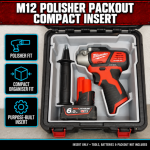 Milwaukee M12 Polisher PACKOUT Compact Insert