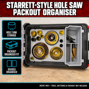 Starrett-Style Hole Saw PACKOUT Organiser