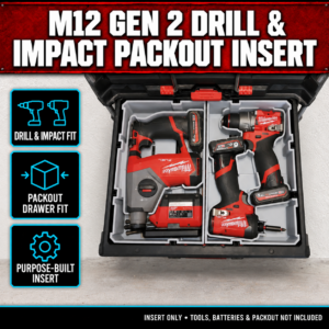 Milwaukee M12 Gen 2 Drill & Impact PACKOUT Insert