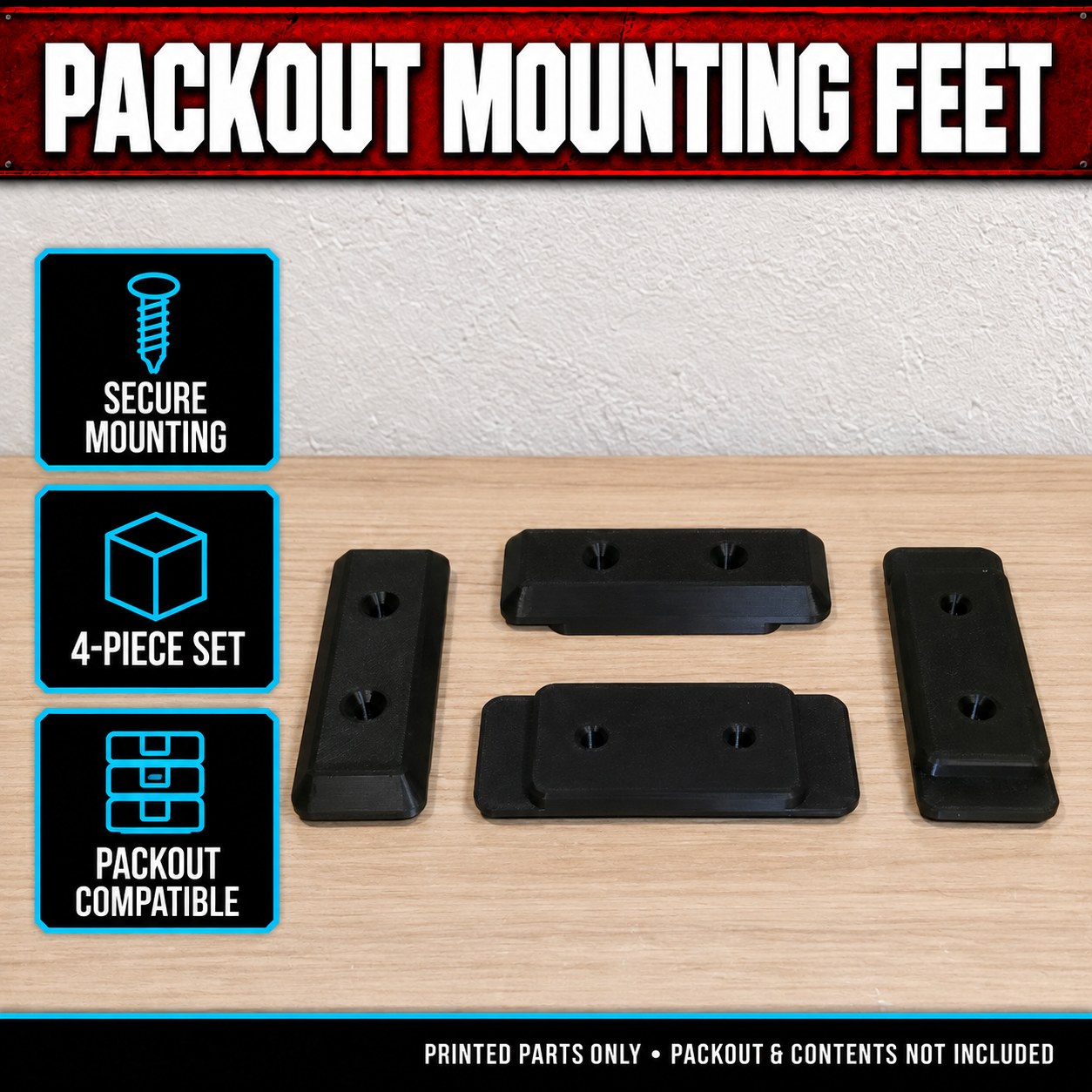 Milwaukee PACKOUT Mounting Feet 1 Milwaukee PACKOUT Mounting Feet