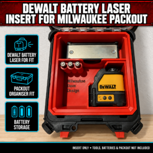 DeWalt Battery Laser Insert for Milwaukee PACKOUT
