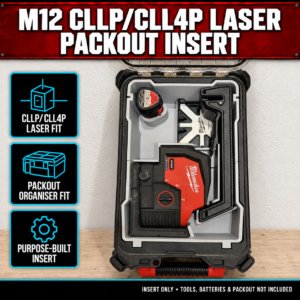 Milwaukee M12 CLLP/CLL4P Laser PACKOUT Insert