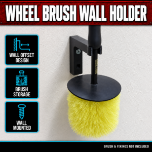 Wheel Detailing Brush Wall Holder