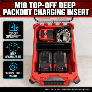 Milwaukee M18 TOP-OFF Deep PACKOUT Charging Insert