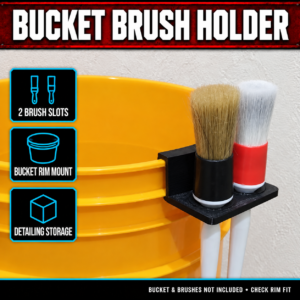 Work Stuff Bucket Detailing Brush Holder