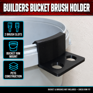 Construction Bucket Brush Holder