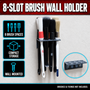 8-Slot Detailing Brush Wall Holder