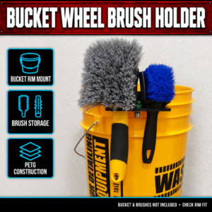 Work Stuff Bucket Wheel Brush Holder