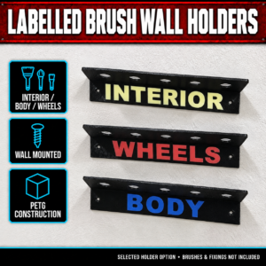 Interior, Body & Wheel Brush Wall Holders