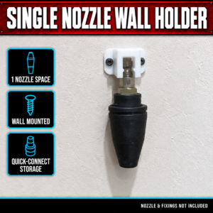 Single Pressure Washer Nozzle Wall Holder