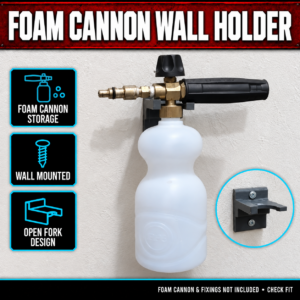 Pressure Washer Foam Cannon Wall Holder