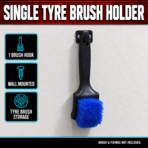 Single Tire Brush Wall Holder