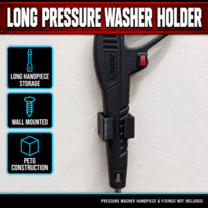 Long Pressure Washer Gun Wall Holder