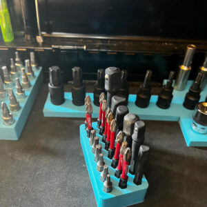 1/4" Hex Tool Bit Organiser | Holds 24