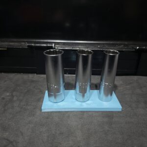 3/8" Spark Plug Socket Holder (Holds 3) | Drawer Organiser