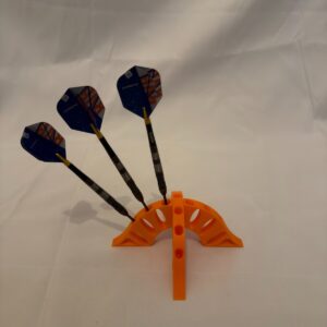 Dart Holder Curved Stand (Holds 12 Darts) - Multiple Colours