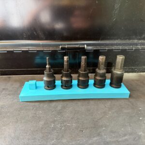 3/8" Hex Bit Socket Holder | Magnetic Socket Organiser