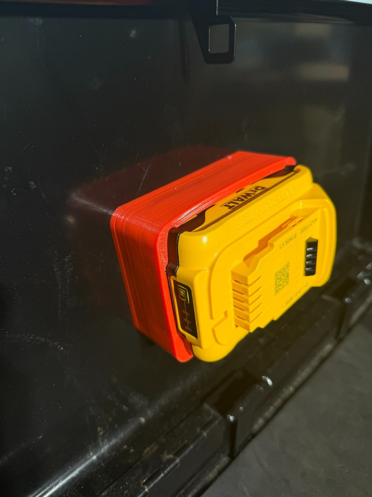 Magnetic Battery CoverCase For DeWalt 18v54v RubberTPU Multiple Colours 267735242124