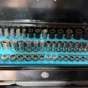 3/8 Deep & Shallow Socket Tray | Drawer Organiser | Toolbox Organiser