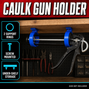 Silicone Sealant Caulk Gun Holder | Wall Mounted | Multiple Colours